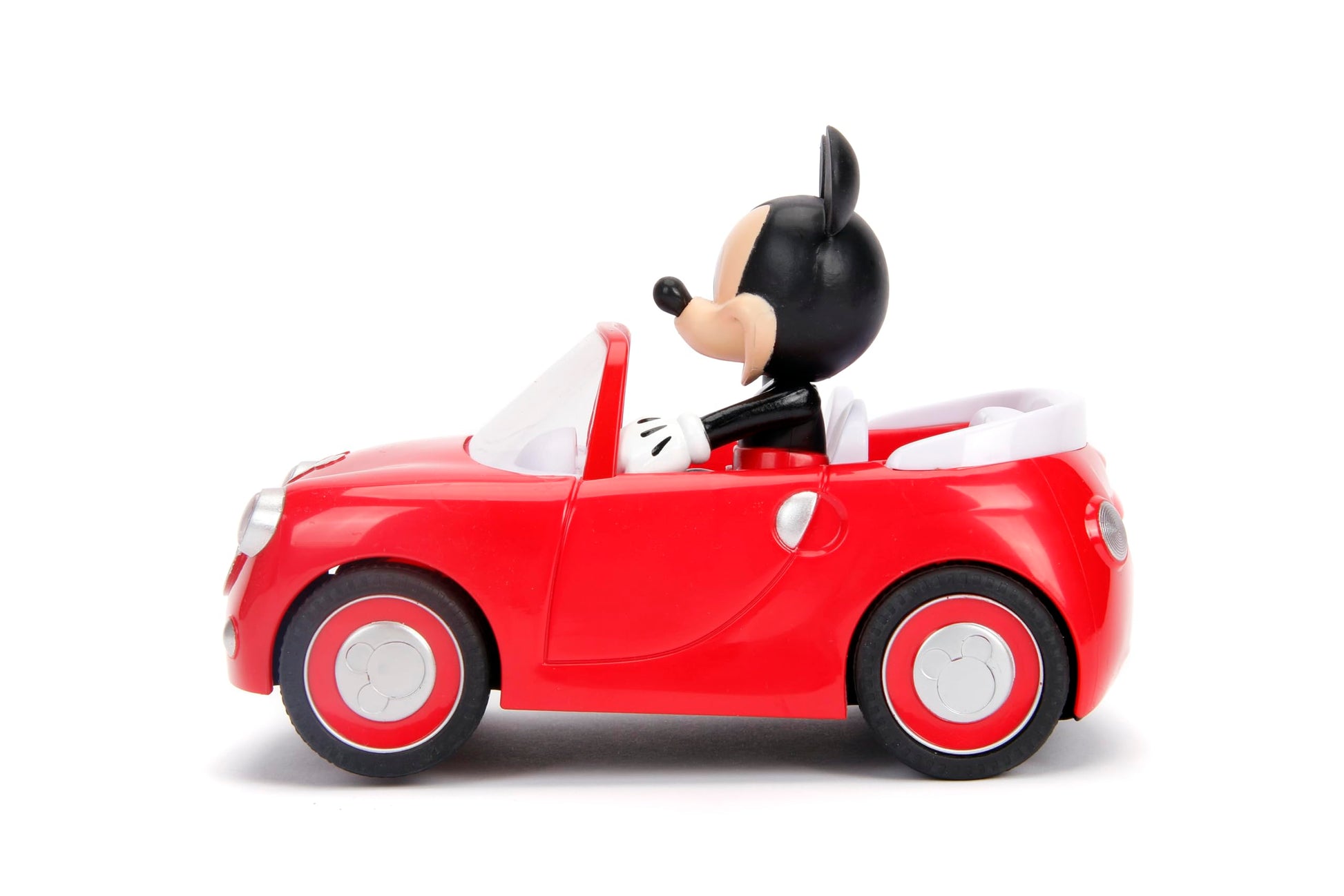 Jada Disney Junior Mickey Mouse Roadster R/C - Remote Control Car with Simple Controller, 1:24 Scale - Fun Toy for Kids Ages 4+