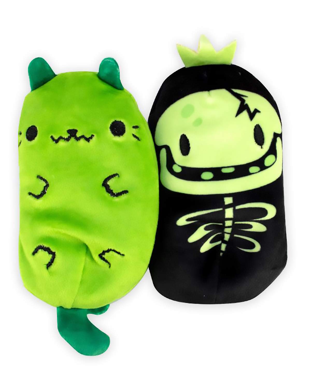 Cats vs Pickles - Scary Collection #2 - Catzilla, Count Catula, Coder Cat, & Skully - 4-Pack - 4" Cute Cuddly Collectible Bean Plush Toy - are You