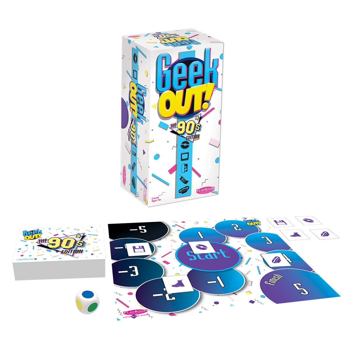 Geek Out! 90's Edition - Fun Trivia Game to Play Against Friends and Family , Who Knows the 90's Era The Best and The Pop Culture