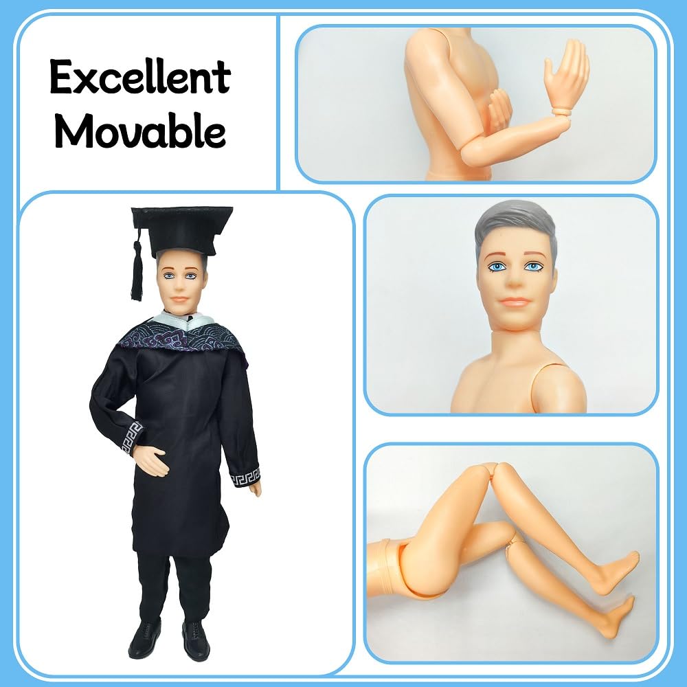 Fashion Dolls Set, Stylish Twin 12 Inch Doll Toy, Trendy Outfits for Fashionable Play, Perfect Good Gift