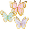 Golden Butterfly Centerpiece, 3 ct, Gold, Pink, Purple