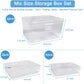 8 Pcs Playing Card Storage Box Set,3 Size Clear Plastic Playing Game Card Cases, Mixed Size Card Game Storage Organizer Boxes for UNO Cards, Trading
