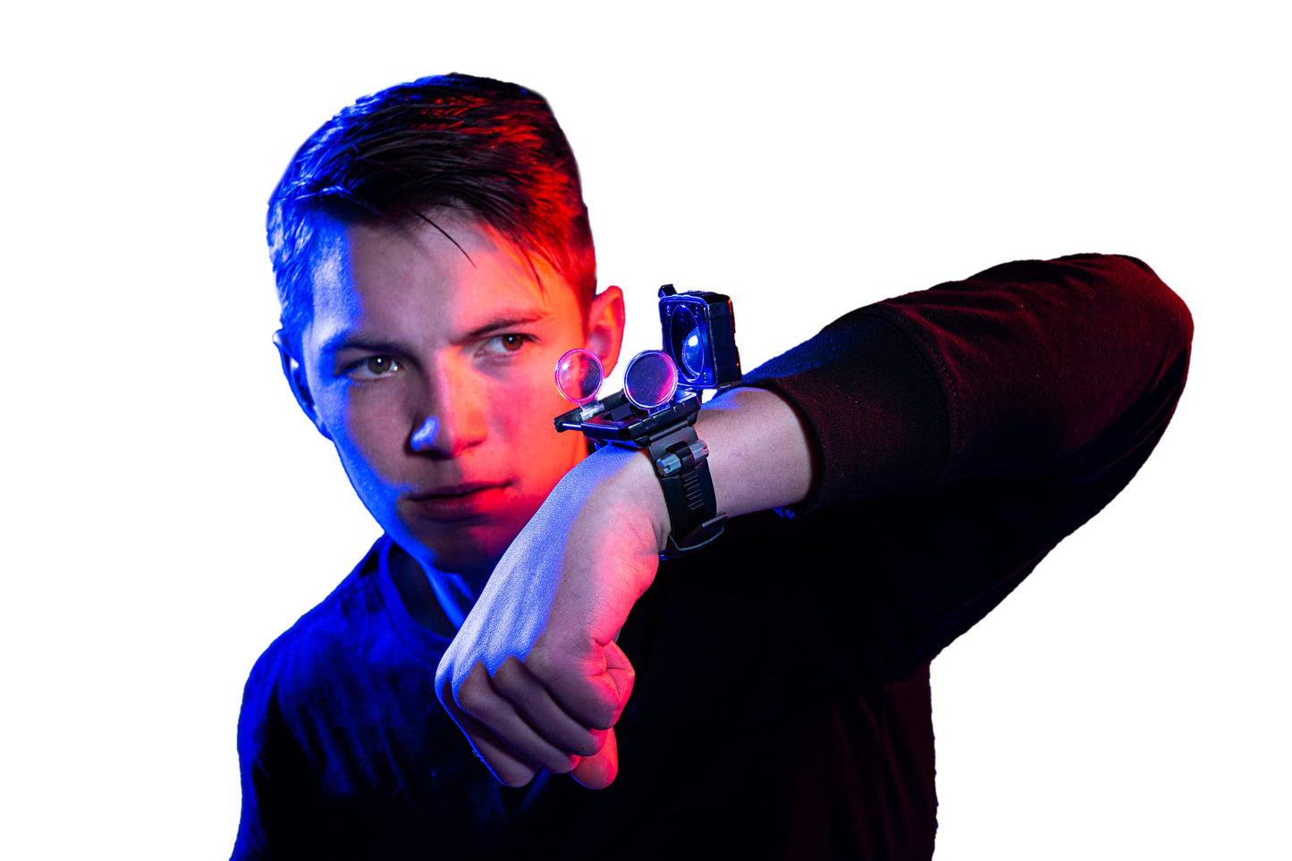 SpyX / 6-in-1 Watch - 6 Function Spy Toy Watch. Includes: Telescope Lenses, LED, Secret Message Capsules, Whistle, Signal Mirror, Hidden Compartment.
