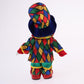 Baosity 18cm Hand Painted Porcelain Clown Doll Figure Doll Halloween Decor Ornaments
