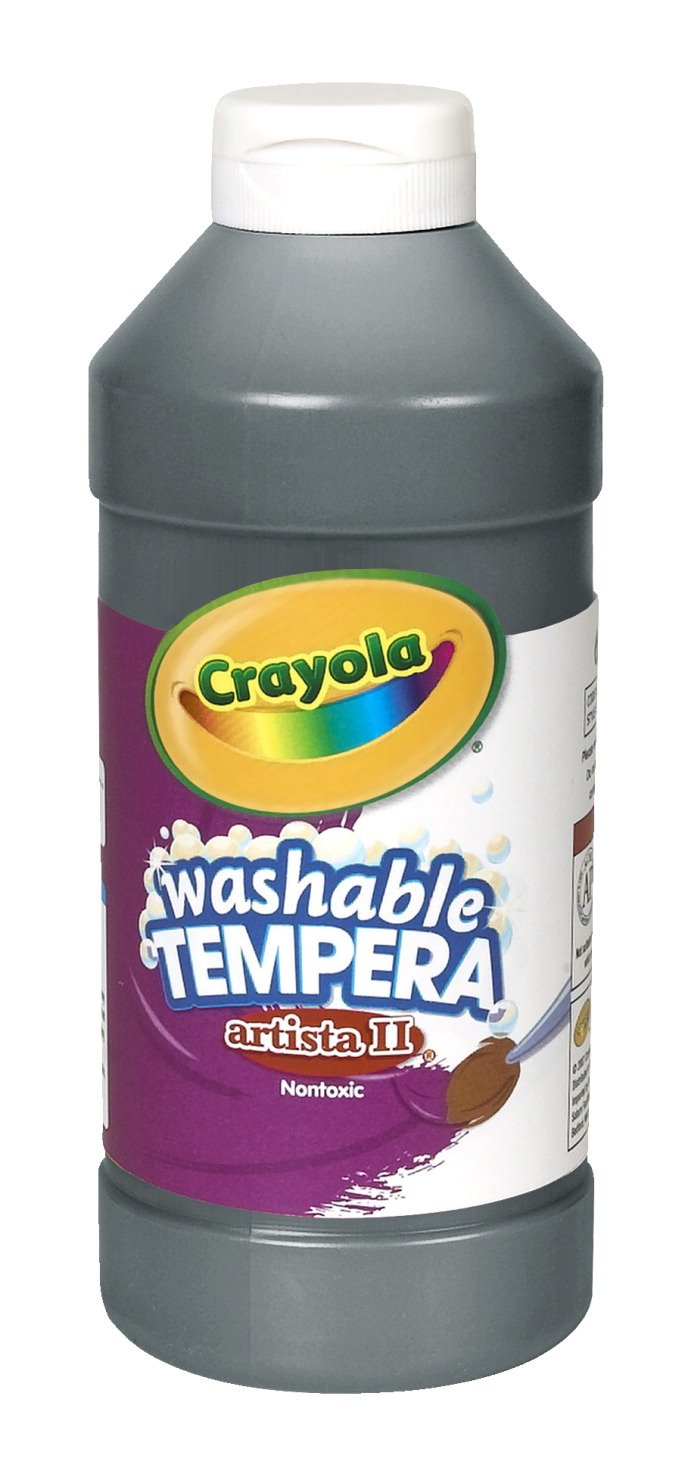 Tempera Paint 16 Oz Black [Set of 2]