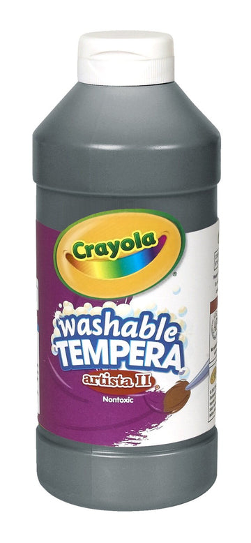Tempera Paint 16 Oz Black [Set of 2]