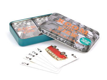 BRISA VW Collection - Volkswagen Playing Cards 2 Decks for Rummy, Bridge, Canasta with T1 Bus Campervan Motifs (Playing Cards/52 Cards/Multicolor)