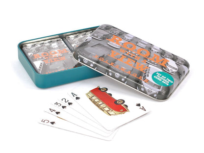 BRISA VW Collection - Volkswagen Playing Cards 2 Decks for Rummy, Bridge, Canasta with T1 Bus Campervan Motifs (Playing Cards/52 Cards/Multicolor)