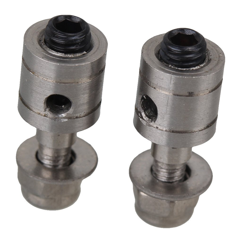 BQLZR Stainless Steel Push Rod Collar RC Boat Push Rod Connector Adapter Servo Rod Connectors for Rudder Model Boat Pack of 5