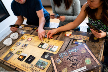 USAOPOLY Harry Potter Hogwarts Battle Cooperative Deck Building Card Game | Official Licensed Merchandise Board Great Gift for Fans Movie artwork