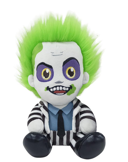 Beetlejuice Officially Licensed Movie Collectible Plush Stuffie - 7.5" Phunny Plush, Beetlejuice (1988) in Striped Outfit