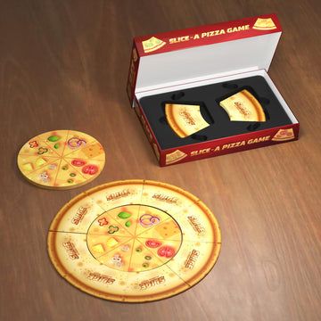 Slice - A Fast-Paced Pizza Card Slapping Game for Family Game Night | Easy to Learn | 15 Minute Rounds | Kids, Teens & Adults 3-8 Players Ages 8+