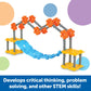 Learning Resources STEM Explorers Bridge Builders - Building Science Toys, Fine Motor Skills, Toddler Explorer Kit, Gifts for Boys and Girls