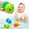Bath Toys, Cute Swimming Turtle Baby Bath Toys for Toddler 1-3, Water Pool Floating Wind Up Toys for 1 Year Old Boy Girl Gifts, Infant Toddlers Kids