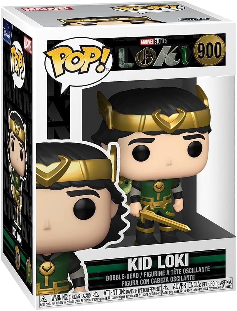 Funko POP Marvel: Loki - Kid Loki, Multicolor, 3.75 inches