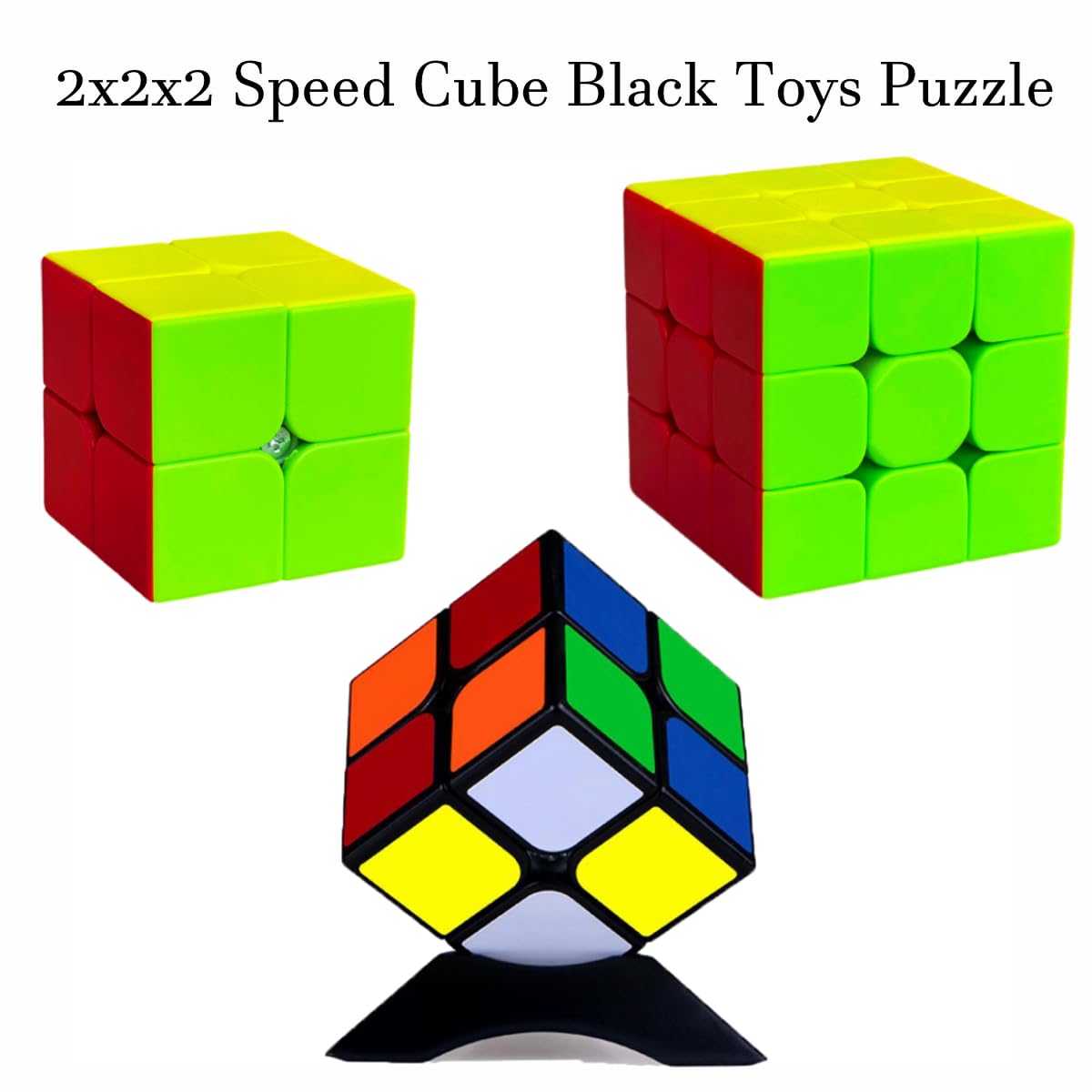 Shengshou 2x2x2 Puzzle Cube, Black