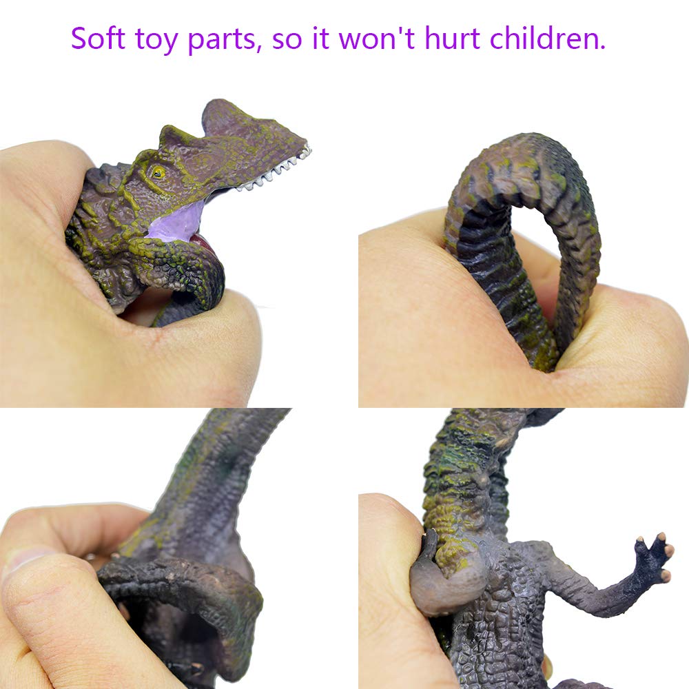 Ailejia Big Allosaurus Jurassic Dinosaurs Toys Solid Educational Dinosaurs Park Model for Children Gift Dinosaur (Allosaurus)