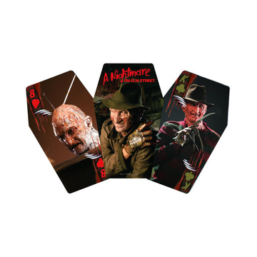 Aquarius A Nightmare on Elm Street Premium Coffin Playing Cards - Themed Deck of Cards for Your Favorite Card Games - Officially Licensed A Nightmare