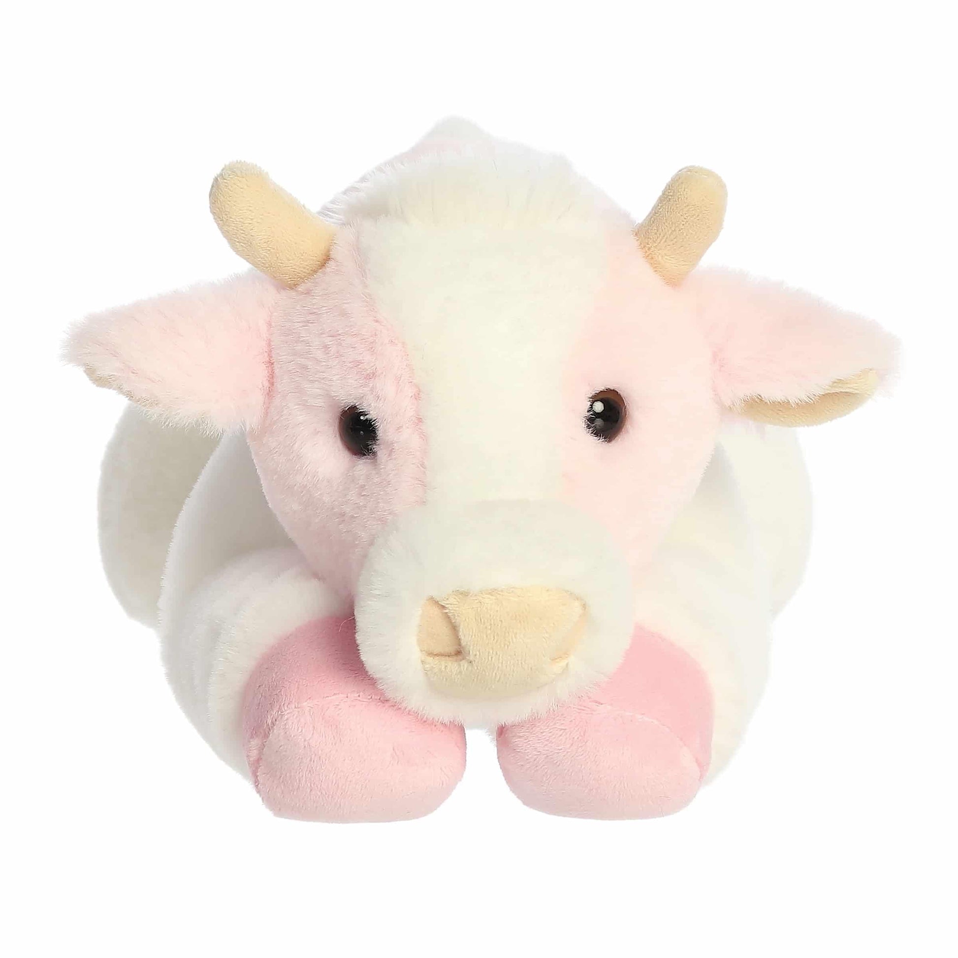 Aurora® Adorable Flopsie™ Sadie Strawberry Cow™ Stuffed Animal - Used to Create Imaginative Play Adventures - Perfect for Birthdays, Kids and Adults