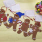 4E's Novelty Legend of Gingerbread Man Ornament Craft - 12 Pack Bulk Foam Christmas Ornaments Set, Ages 3-12, Self-Adhesive, DIY Ornaments