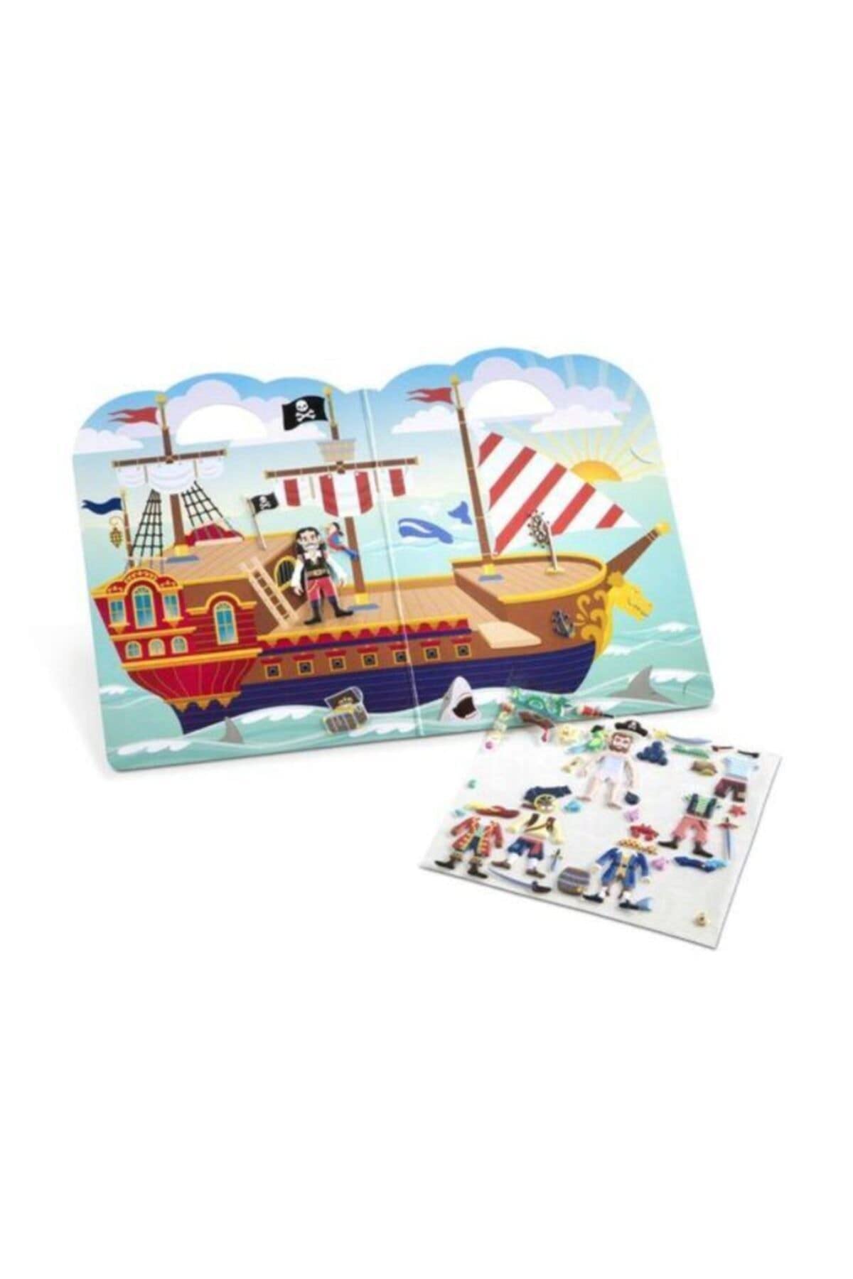 Melissa & Doug Puffy Sticker Activity Book: Pirates - 51 Reusable Stickers
