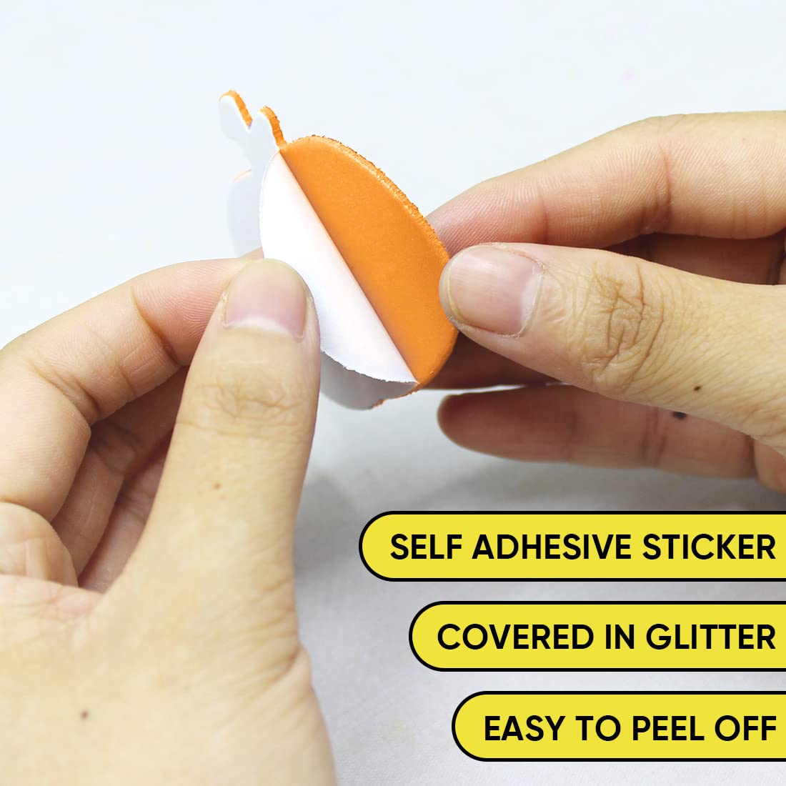 Hidreas 500 Pcs Halloween Foam Stickers Self Adhesive Glitter Foam Stickers Halloween Craft