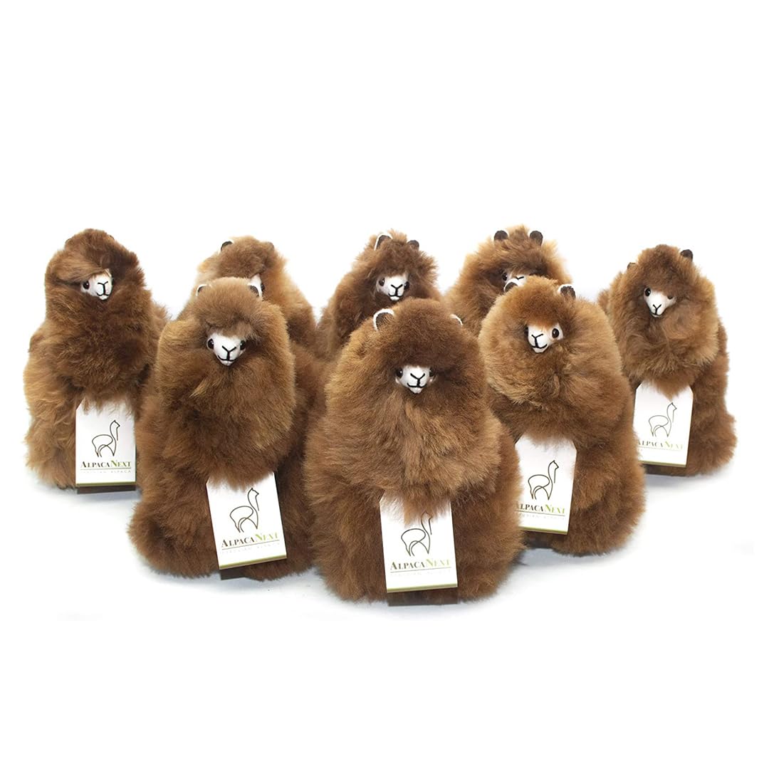 AlpacaNext Alpaca Stuffed Animal Crafted in Fluffy Luxury Wool - Hypoallergenic & Ultra-Soft Toy Perfect for Cute Nursery Decor and a Huggable