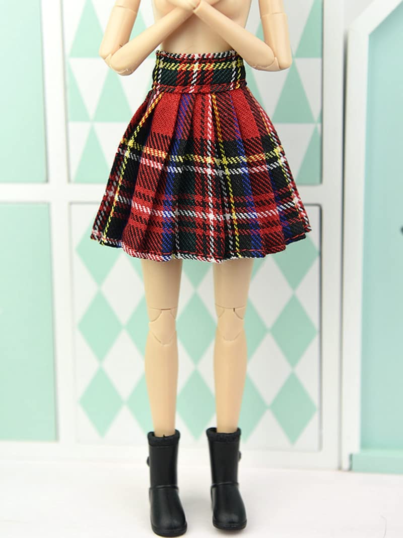 3pcs/lot Doll Clothes for 11.5" Doll Outfits Pleated Skirt Cosplay Students Skirts 1/6 Dolls Accessories (Style B)