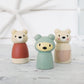 Tender Leaf Toys - Bear Tales - Wooden Dollhouse Add-on Dolls Playset, Figures of 3 Pcs Bear Family for Children - Inspires Endless Imaginative Play