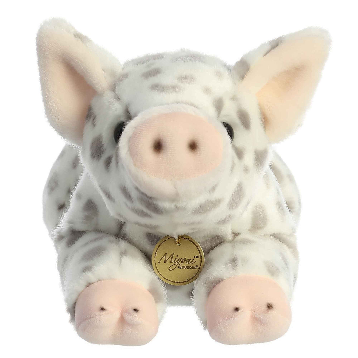 Aurora Miyoni 16.5" Spotted Piglet Realistic Stuffed Animal