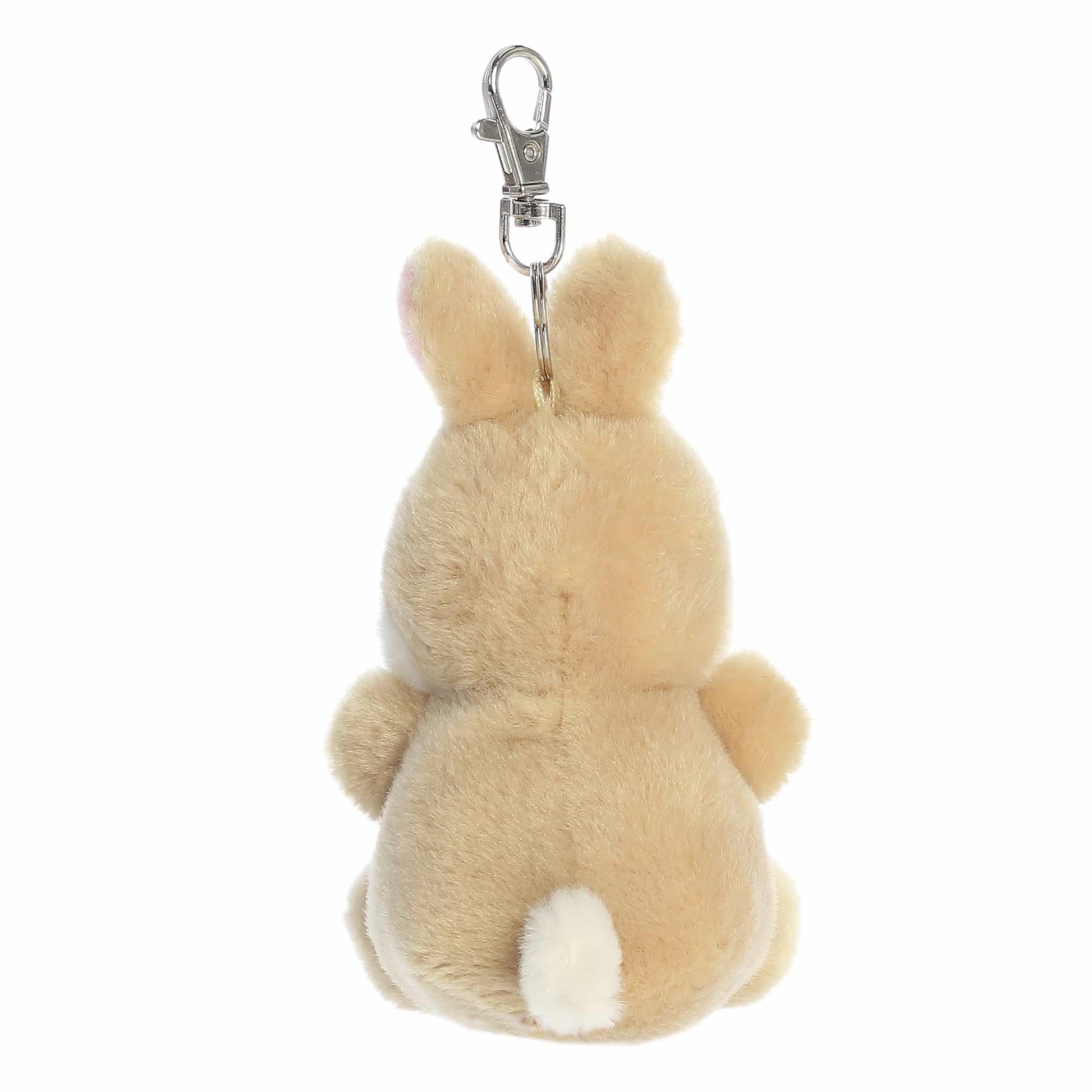 Aurora® Adorable Palm Pals™ Ella Bunny™ Clip-On- Fun Collectible Plush for Kids and Adult Collectors - Perfect for Backpacks and Birthday Gifts
