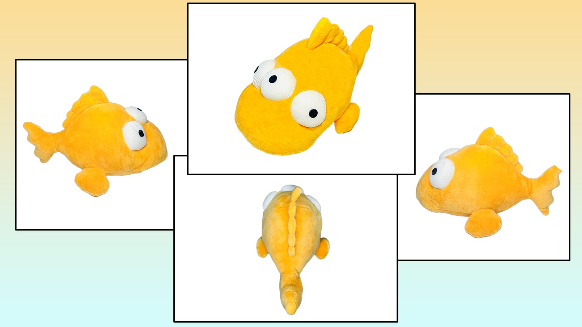 The Simpsons - Blinky The Three Eyed Fish Plush