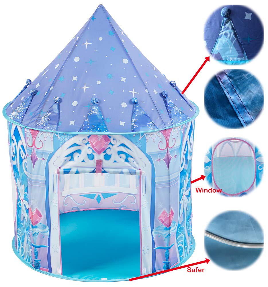 Kidodo Kids Play Tent Toy Children Pop Up Tent Kids Playhouse Indoor Outdoor Game Party Birthday Gifts Toddler for Boys Girls. Tunnel Foldable Tent