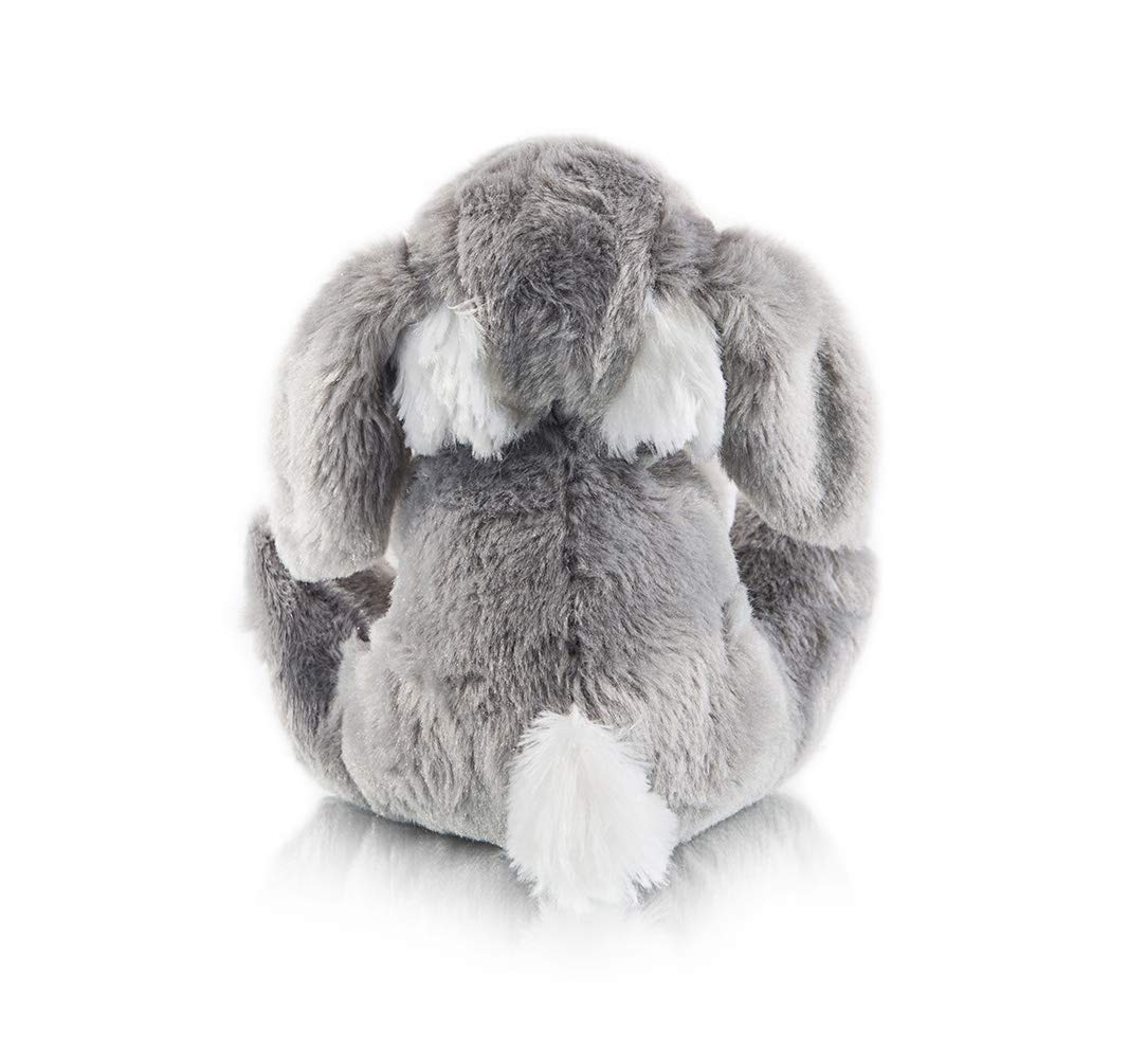 My OLi Easter Bunny Stuffed Animal 8.5in Plush Easter Rabbits Stuffed Animals with Floppy Ear Bedtime Friend Soft Toy Gifts for Kids Girls Boys, Gray