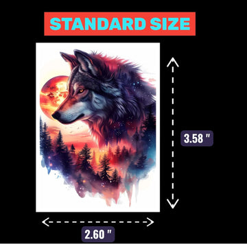 Custom Standard Size Border Card Sleeves for Trading Card Games - Personalized Full-Color Printed Design - Compatible with Magic The Gathering MTG