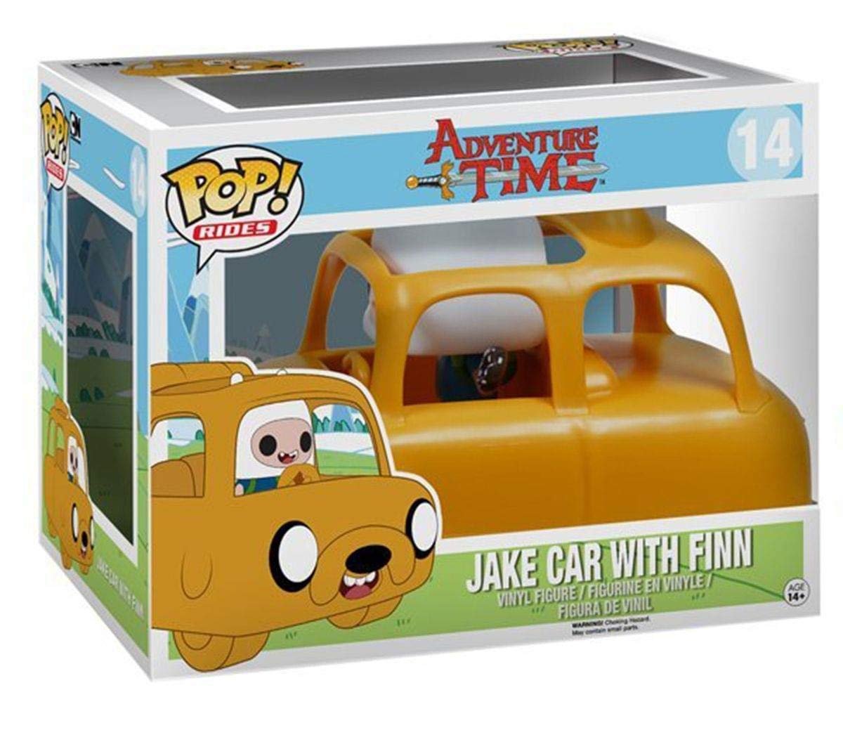 Funko Pop Rides: Adventure Time-Jake Car & Finn Action Figure