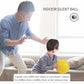 Buhoet 7-Inch Uncoated High Density Foam Ball - for Over 3 Years Old Kids Foam Sports Balls - Soft and Bouncy, Lightweight and Easy to Grasp Foams