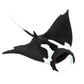 Safari Ltd. Manta Ray Figurine - Hand-Painted, Realistic 5.75" Sea Life Model Figure- Educational Toy for Boys, Girls & Kids Ages 3+