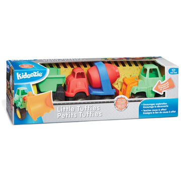 Kidoozie Little Tuffies - Teaches Beneficial Roleplay and Employs Tactile Engagement - for Ages 12 Months and Up