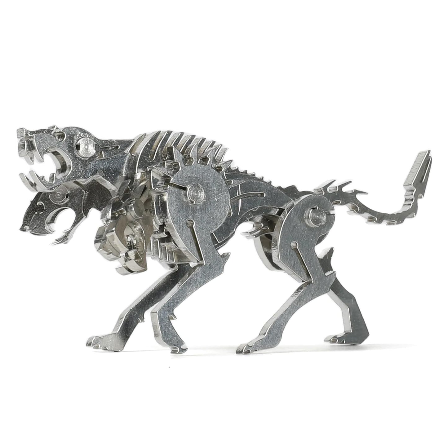 Kolotesame Mythical Three-Headed Dog 3D Metal Puzzle Model for Adults, DIY Fantasy Beast Building Model Kit for Gamers or Desk Metal Decor