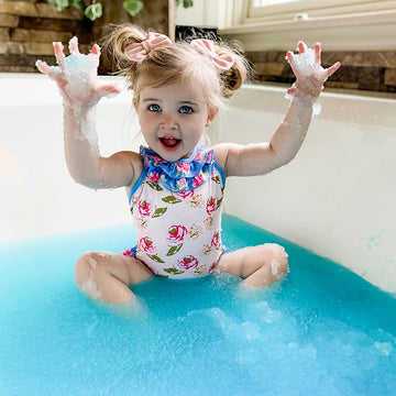 Zimpli Kids Gelli Baff Blue from, 1 Bath Pack, Turn Water Into Colourful Goo, Children's Sensory and Bath Toy, Certified Biodegradable Gift
