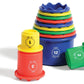 Discovery Toys Measure UP! Cups | Educational Stacking & Nesting 12 Piece Numbered Set| Kid-Powered Learning | STEM Toy Early Math Childhood