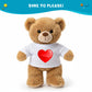 Get Ready Kids 25 Pcs Teddy Bear T-Shirts White Crew Neck for Plush Toys