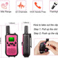 inYYTer 3 Pack New Walkie Talkies for Kids, 4KMs Long Range Kids Walkie Talkies 2 Way Radio Walky Talky, Best Gift for Age 3-12 Boys and Girls Yellow