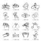 Brain Teaser Puzzle Wooden Threading Rope Loop Puzzle Luban Lock Brain Teaser Game Adult Kids Toy Puzzles for Adults (16)