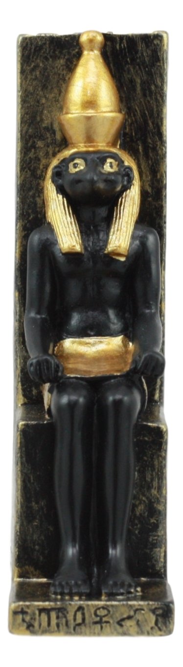 Ebros Egyptian Classical Deities Miniature Figurine Gods of Egypt Dollhouse Miniature Statue Legends of Ancient Egypt Educational Sculpture