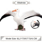 FLORMOON Albatross Figure Realistic Animal Figurines Early Educational Bird Toy Science Project Christmas Birthday Cake Topper for Kids Toddler