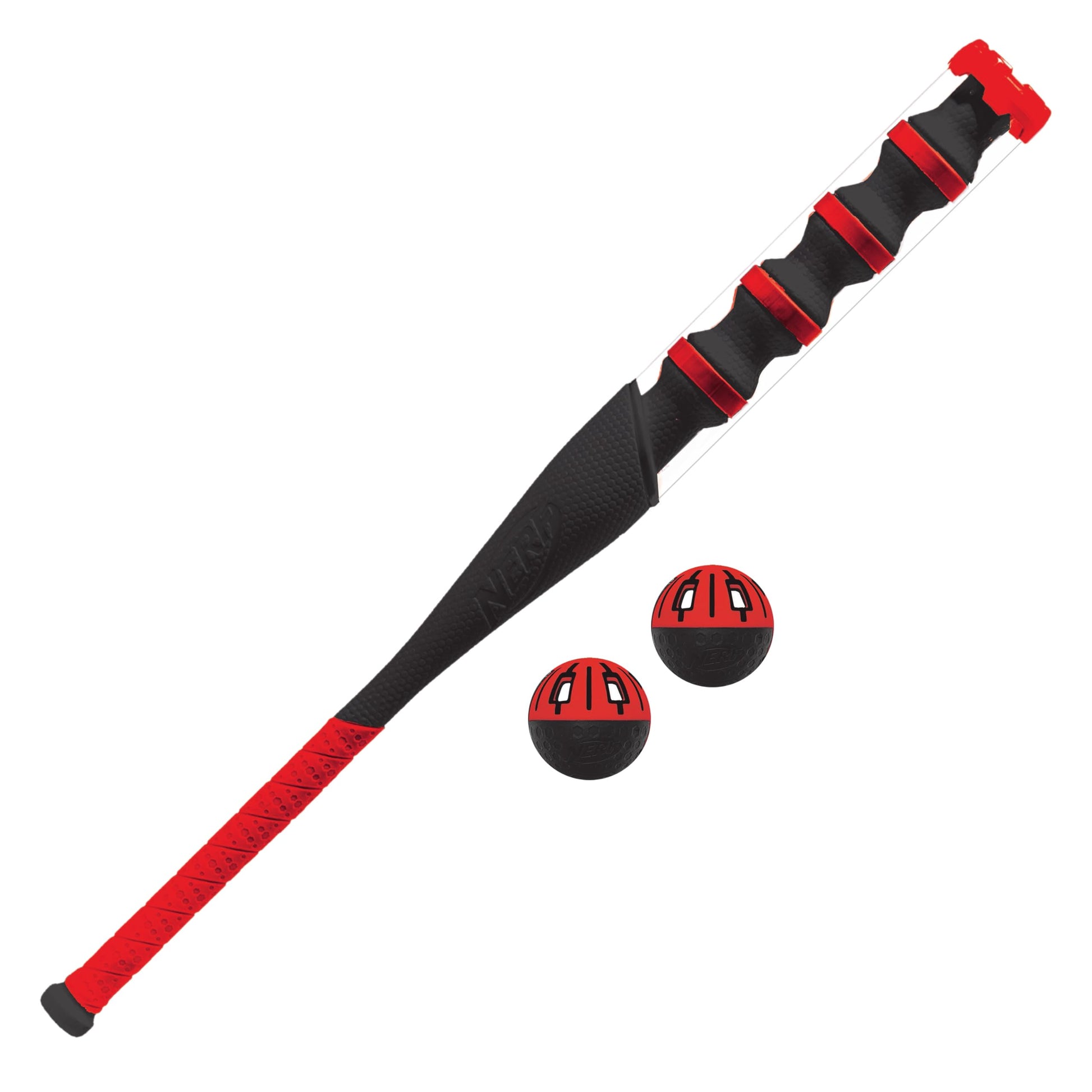Franklin Sports Nerf Power Blast Plastic Baseball Bat + Ball Set