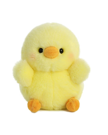 Bundle of 2 Aurora 5" Beanbag Stuffed Animals: Chickadee Chick and Bunbun Bunny