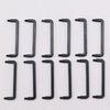 AirAds Dollhouse 1:12 Miniature Furniture Cabinet Chest Handles Metal Black Drawer Handles (Lot 12)